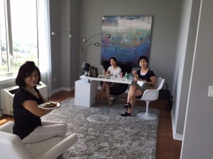 Meil Lee, Jin Park and Wha Sook Kim from Top Realty.